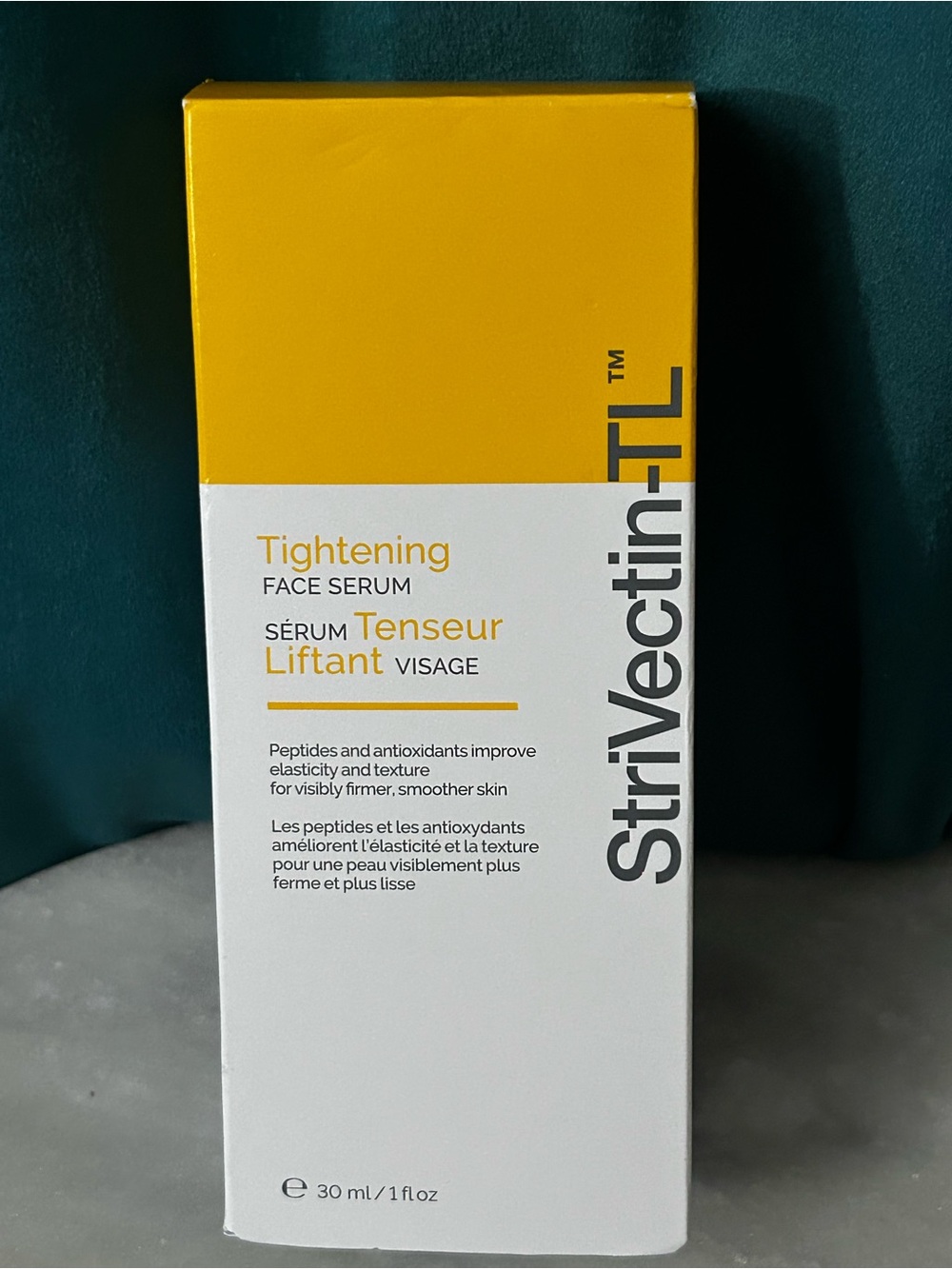 StriVectin Tightening Face Serum — Yellow & White Packaging